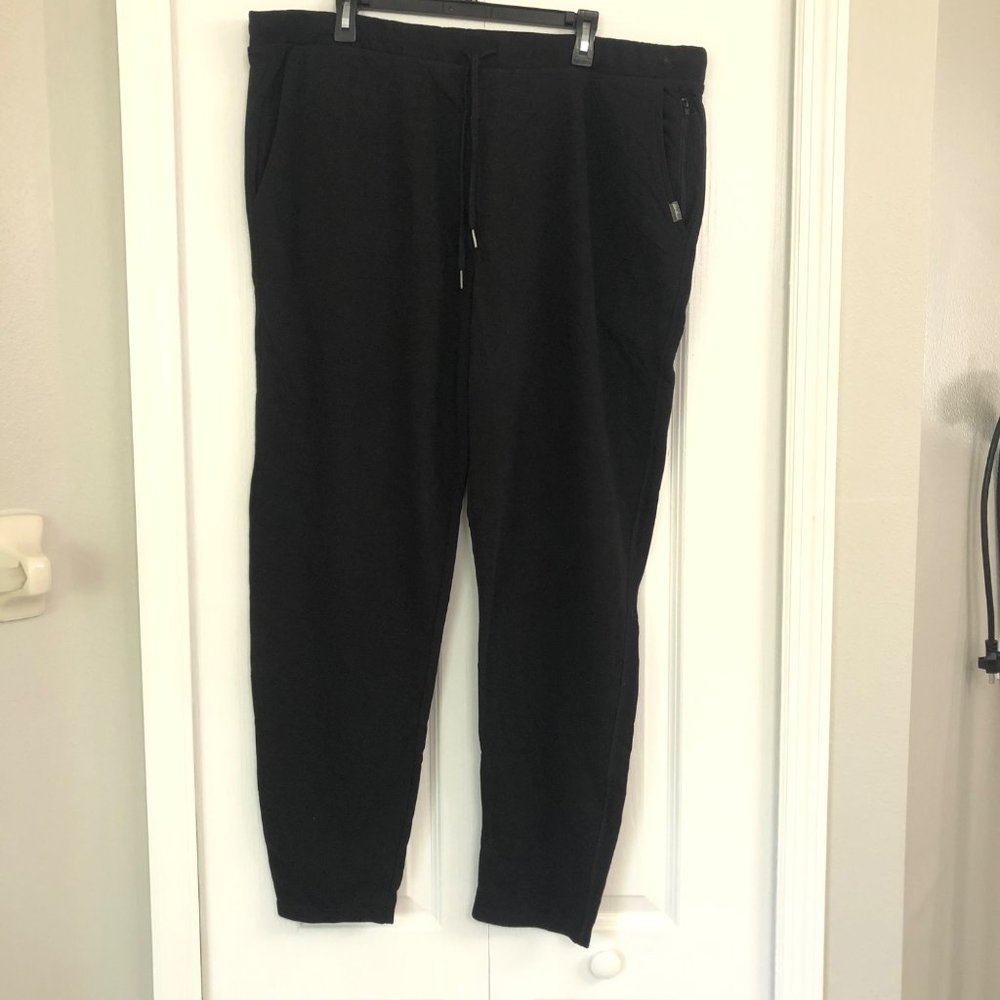 Eddie Bauer mens jogger lounge pants black XXL